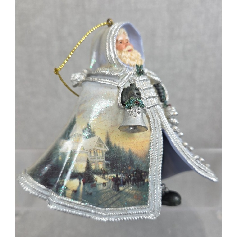 Thomas Kinkade World Santa Heirloom Ashton Drake 2003 Family Holiday‎ Gathering